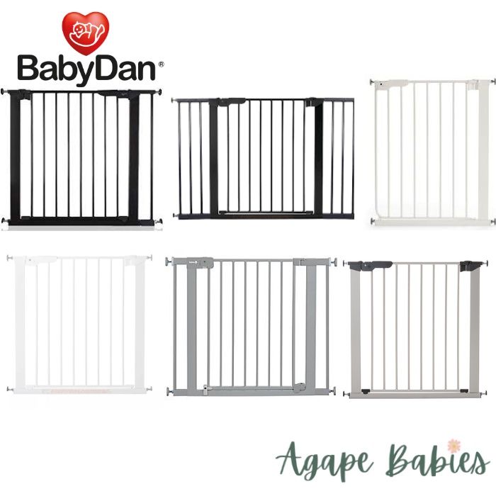Baby Dan Premier Pressure Fit Safety Gate With Extensions (Black) 6