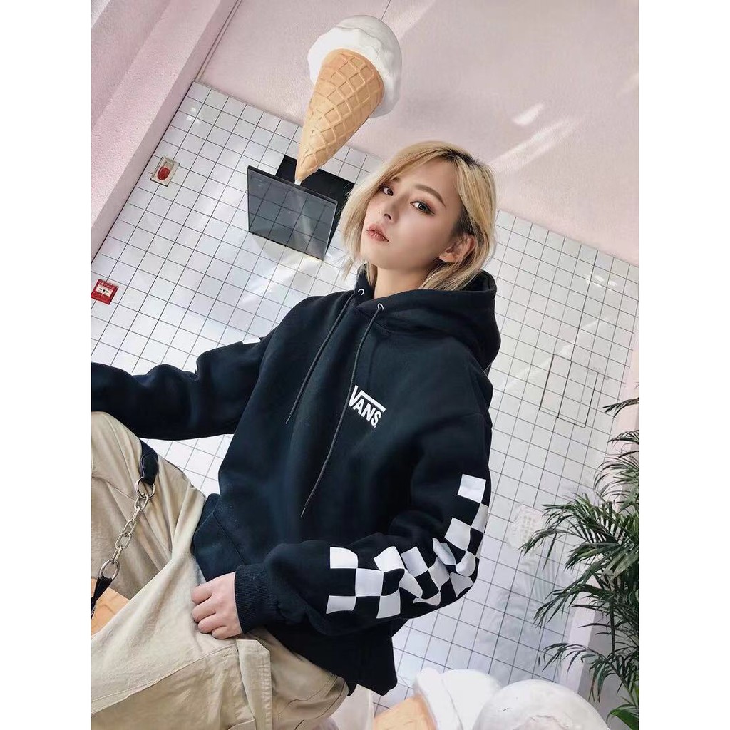 cream vans hoodie