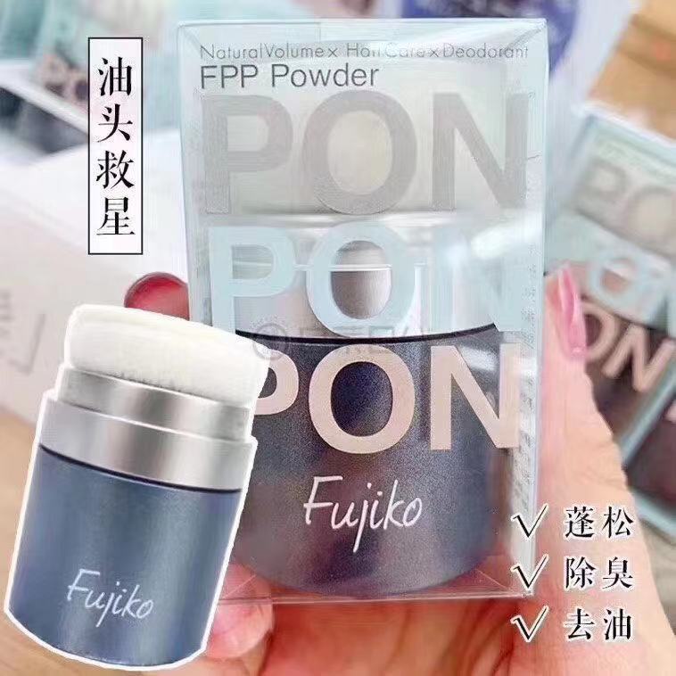 Japan Fujiko ponpon new version fluffy powder 8.5g Hair Deodorant Dry