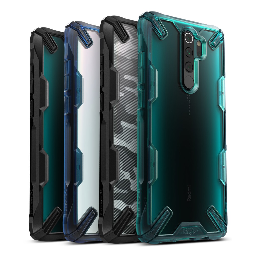 Ringke Fusion X For Xiaomi Redmi Note 8 Pro Note 8 Fusion X Ringke Case Transparent Shock Absorbent Cover Shopee Singapore