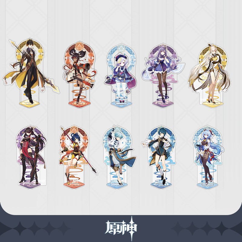 Pre Order In Stock Genshin Impact Liyue Harbour Characters Acrylic Stand Mihoyo Aimon Shopee Singapore
