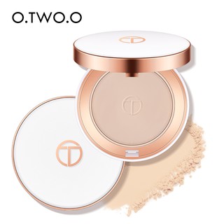O.TWO.O 3 Color Silky Moisturizing Makeup Pressed Powder More Delicate No Flying Powder Long-Lasting