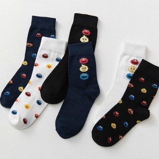 Sesame Street Women's Socks Fashion Pure Cotton Breathable Socks