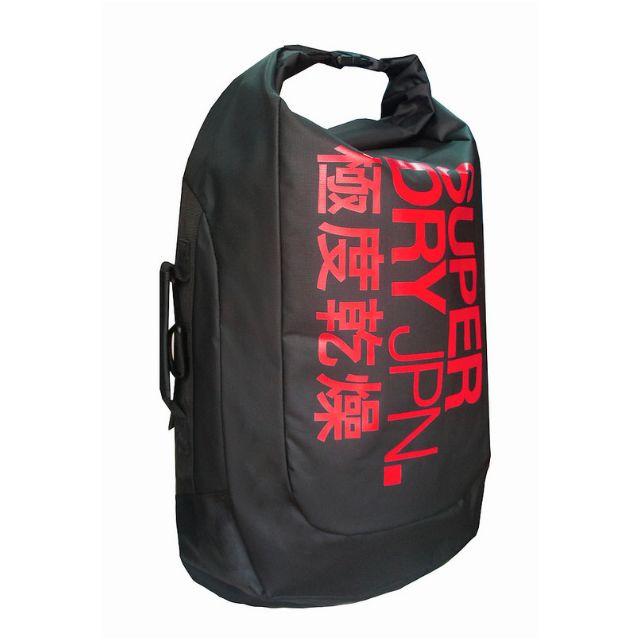 superdry roll top backpack