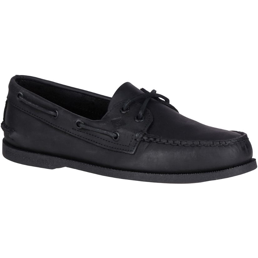 black sperry sneakers