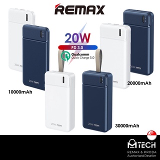 MTech Power REMAX Pure Series Slim 10000mAh 20000mAh 30000mAh 20W 22.5W QC+PD Fast Charging Power Bank Portable Charger