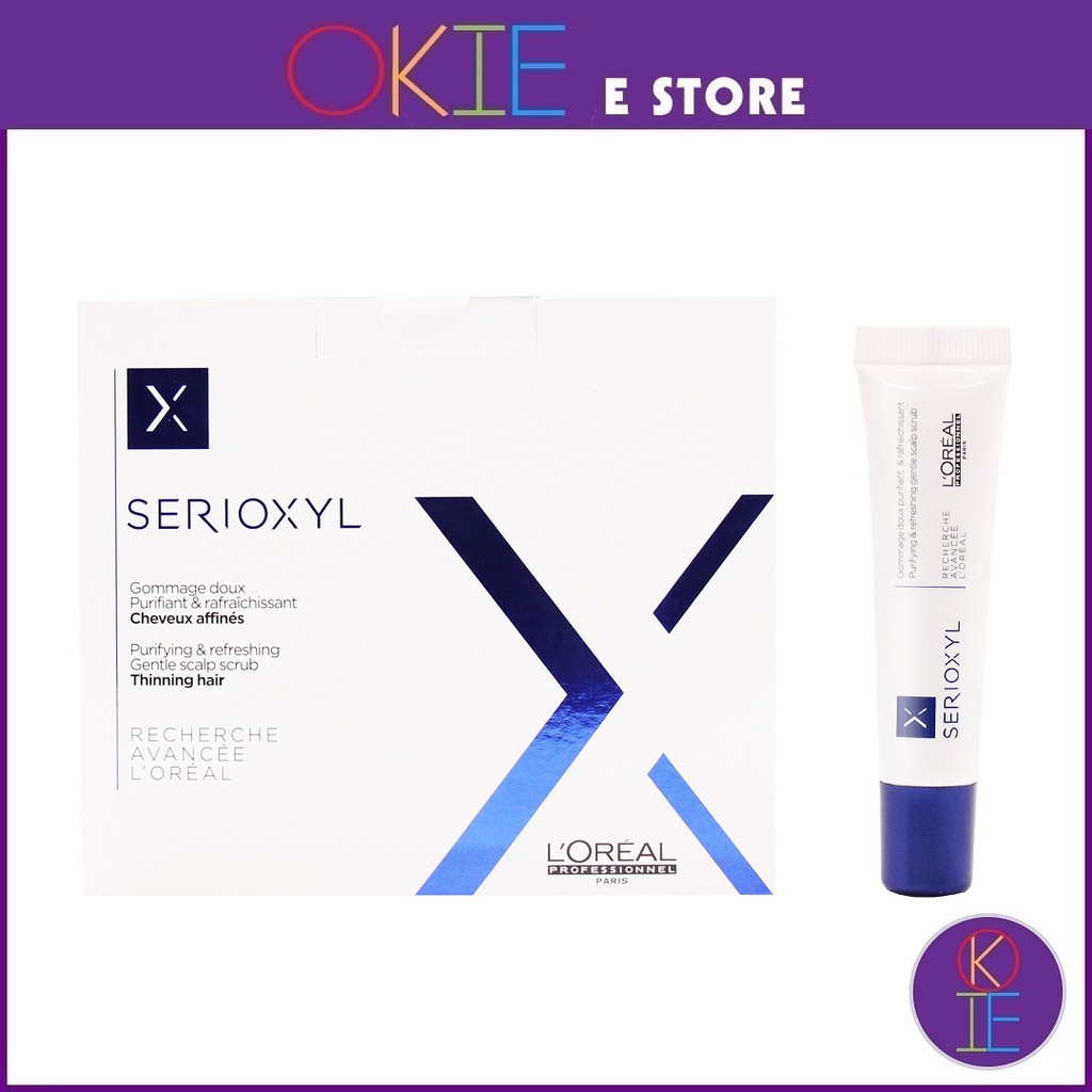 Loreal Professionnel Serioxyl Scalp Cleansing Treatment For Hair 15Ml
