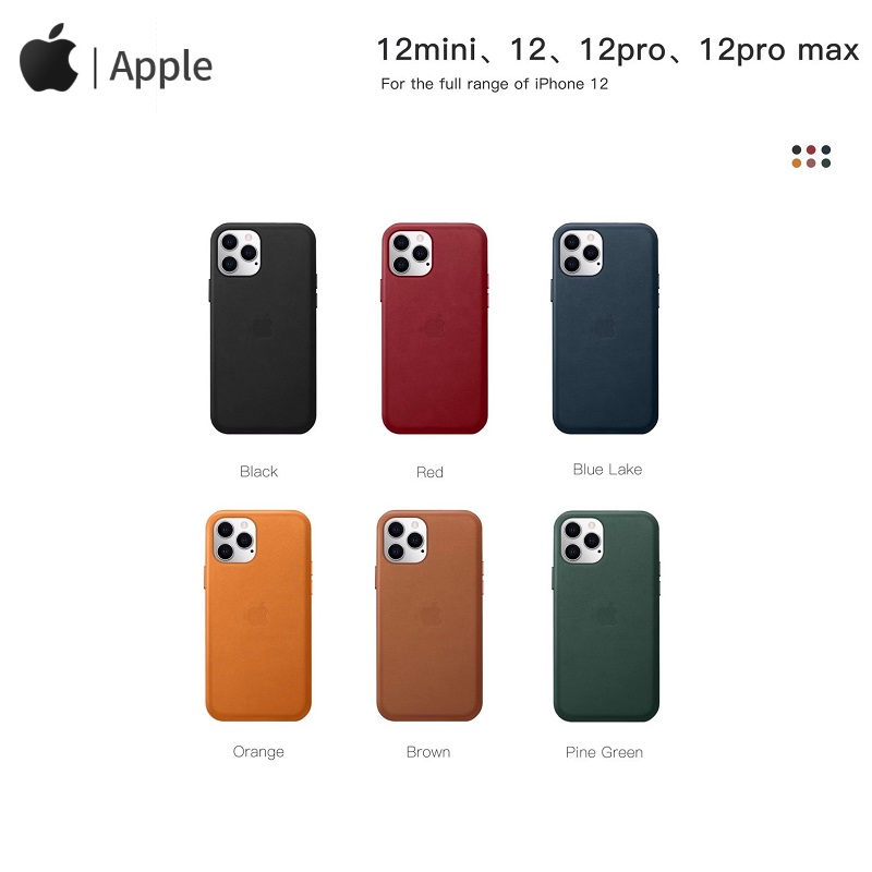 Original Leather Case For Apple Iphone 12 Pro Mini Iphone 12 Iphone 12 Pro Iphone 12 Pro Max Case Magsafe Leather Case Shockproof Cover Casing Shopee Singapore