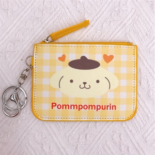 Image of thu nhỏ Japanese Sanrio Family Lattice PU Zipper Coin Purse cinnamoroll Change Storage Bag Cute Student Card Holder Work Id Melody Small Wallet Portable Stationery Gift #6