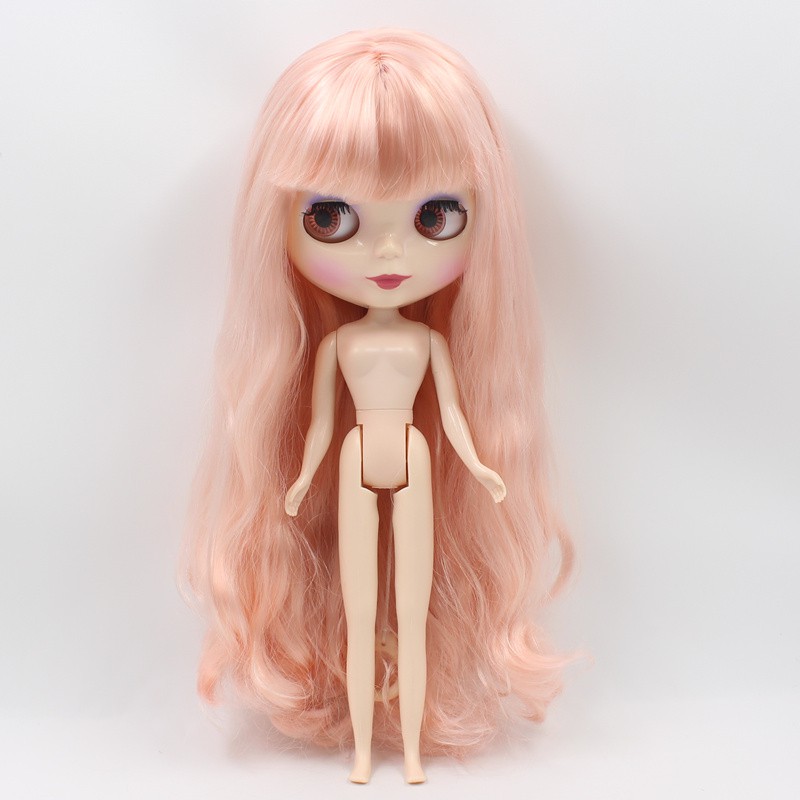 Blythe Doll Light Pink Mixed Hair Normal Body White Skin Toy Gift