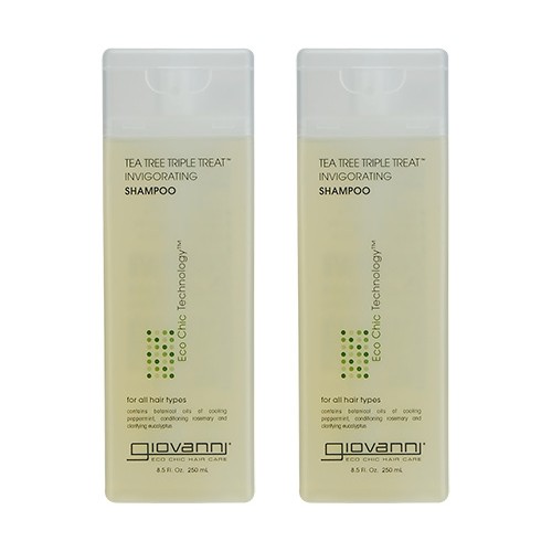 2 X Giovanni Eco Chic Hair Care Tea Tree Triple Treat Invigorating
