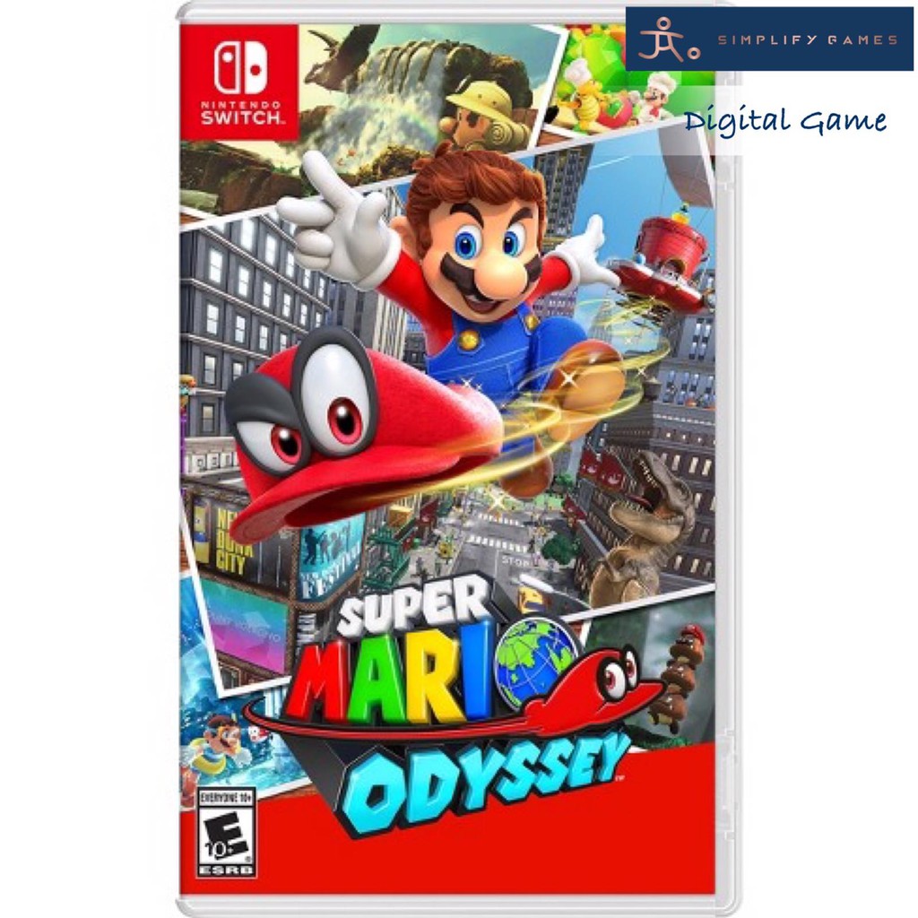 Nintendo Switch Super Mario Odyssey DIGITAL GAME (no cartridge ...