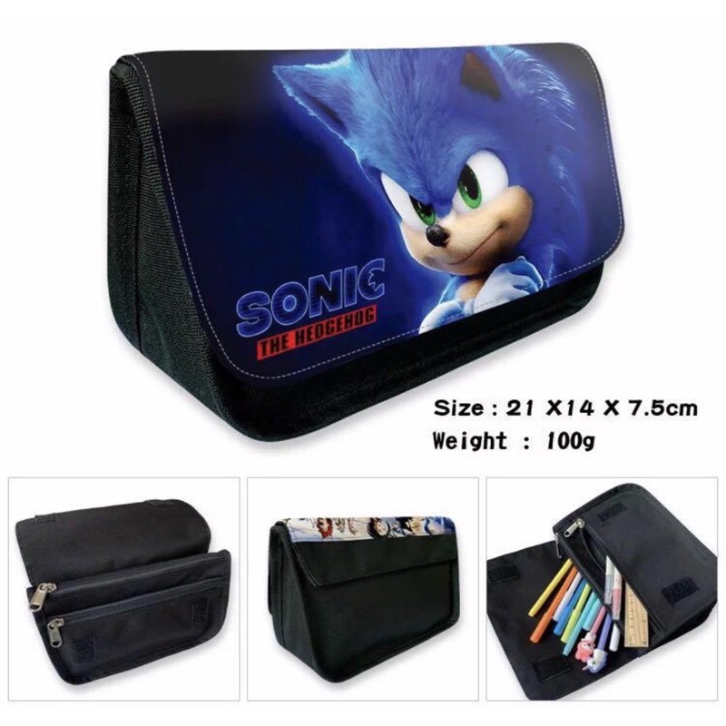 Sonic The Hedgehog Pencil Case | Shopee Singapore