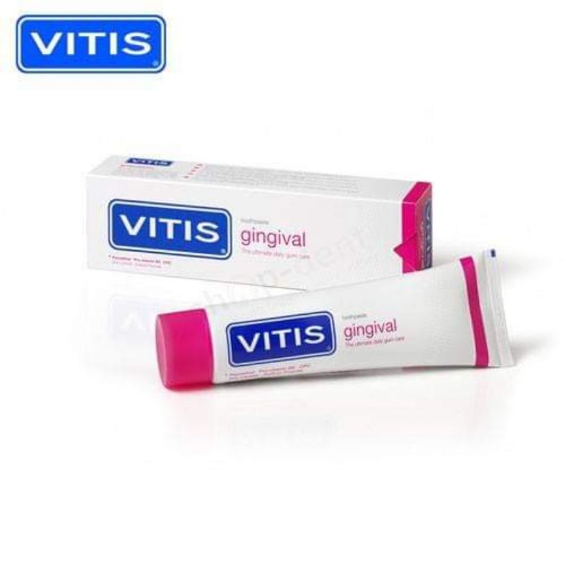 Vitis Gingival Sensitive Gum Toothpaste 100ml | Shopee Singapore