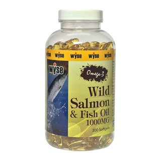 NZ Wyse Omega 3 Wild Salmon & Fish Oil 1000mg - 300 ...