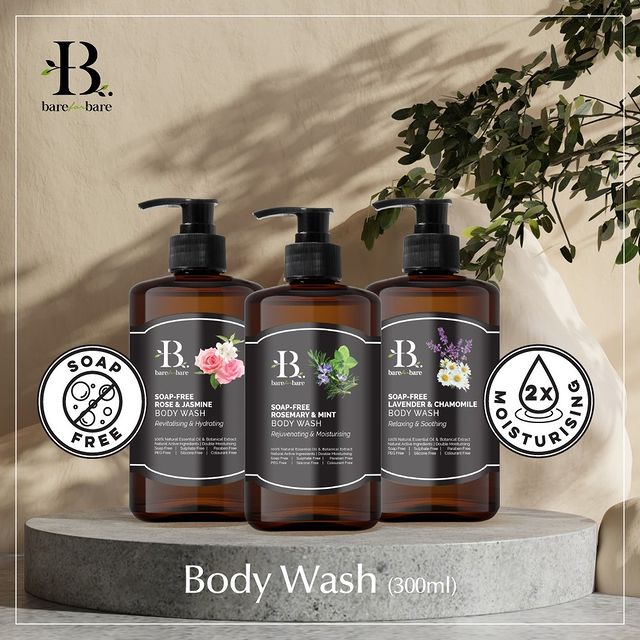 [Bare for Bare] SoapFree Botanical BODY WASH PlantBased Shower Gel