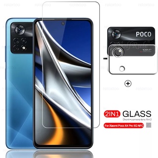 2-in-1 Camera Protective film Screen Protector Glass for Pocco Poko Little X4Pro Xiaomi Pocophone Poco X4 Pro 5G NFC