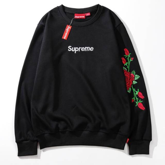 black supreme crewneck
