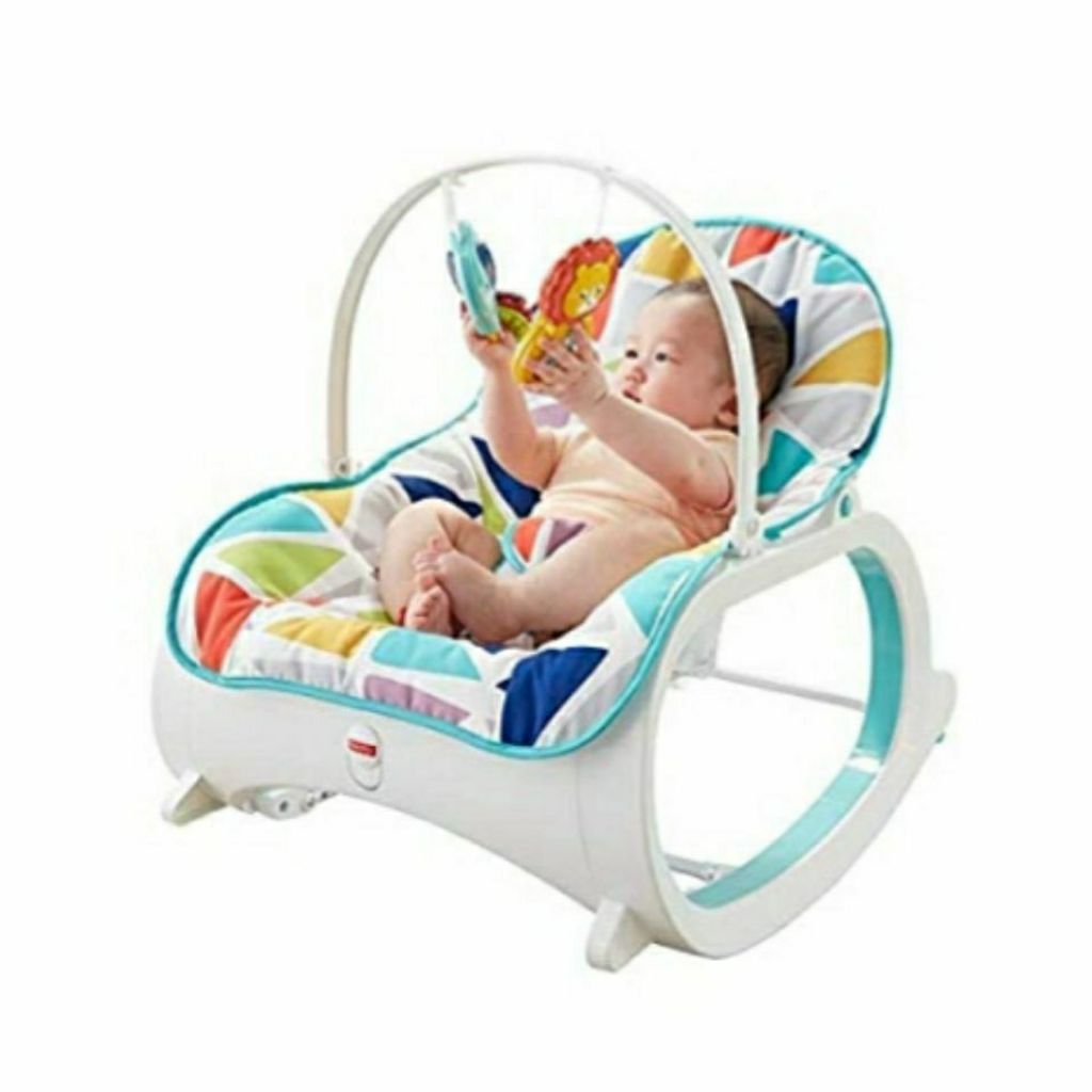 fisher price infant to toddler rocker tiny tea time