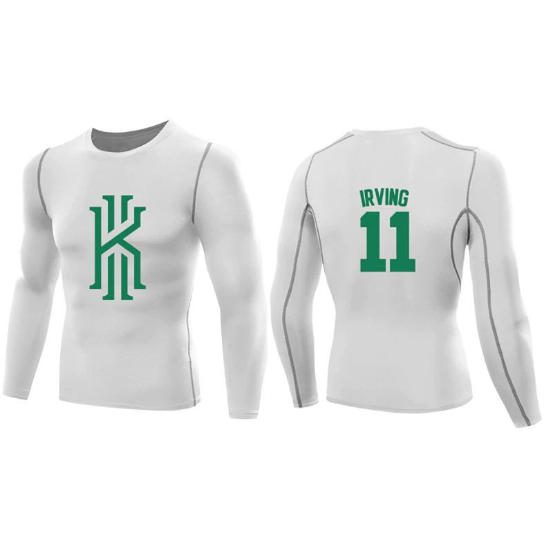 kyrie irving jersey with sleeves