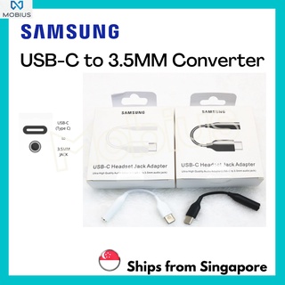 🇸🇬 USB-C to 3.5mm Headphones Adapter SAMSUNG Type C to 3.5mm Jack Earphone Audio Aux Cable  Note 10 S22 S21 S20