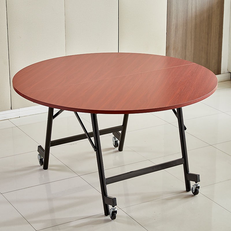 Limlife1 Sg Folding Round Dining Table, Large Round Folding Table