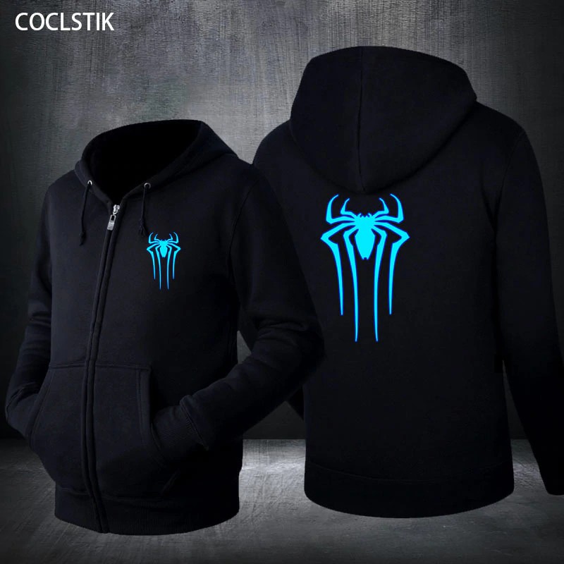 black spiderman hoodie