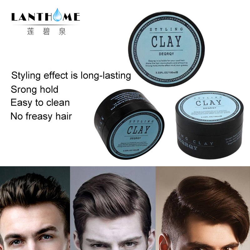 100g Unisex Hair Styling Clay Hair Finishing Gel for Men Daily Strong Hold  Hairstyles Long-lasting Matte Finished Moldin | Shopee Singapore