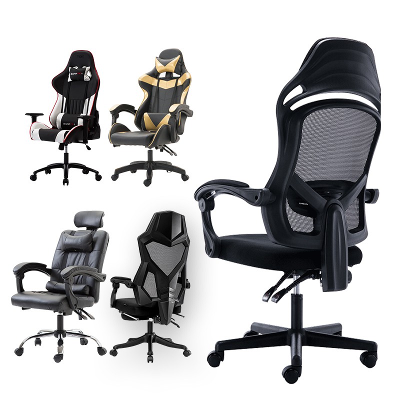 Ready Stock Sg Free Delivery Executive Chair Racing Office Chair High Back Computer Desk Chair Ergonomic Adjustable Shopee Singapore