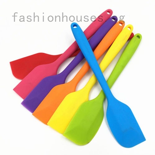 HOT! SILICON RUBBER SPATULA/ PASTRY BRUSH BAKING CAKE MIXING SCRAPER