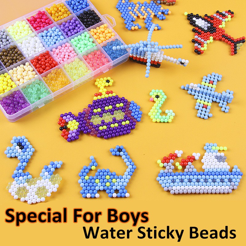 sticky beads toy