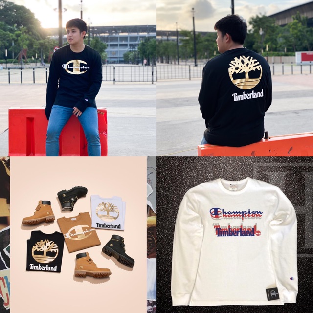 champion x timberland long sleeve