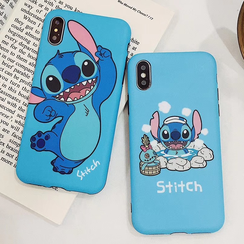 Stitch Cute Cartoon Iphone Case For Apple Iphone X Xr Xs Max 7 8 6s Plus Soft Phone Casing Protective Cover Shopee Singapore