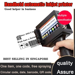 Coding machine Hand-held inkjet printer for printing production date Automatic hand-held date coding machine with digital ink for bottle caps