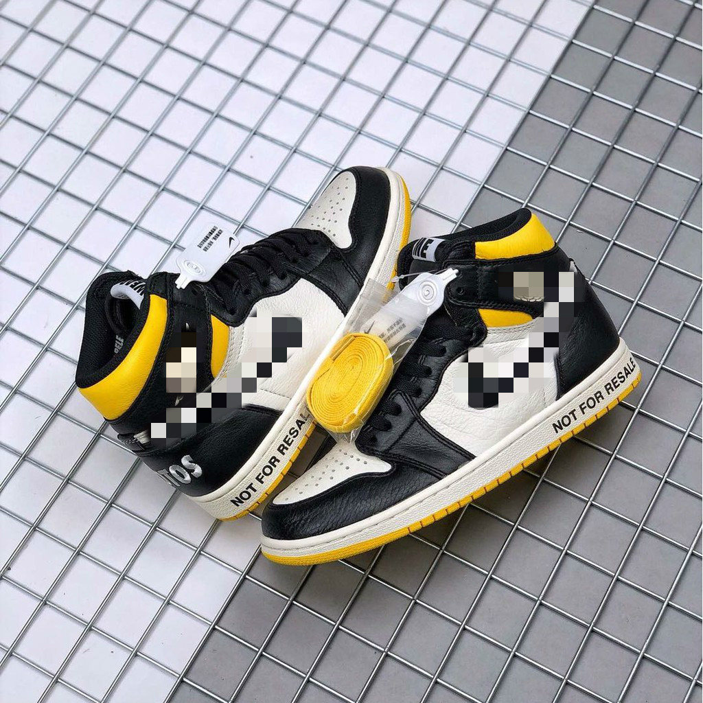 jordan 1 black and yellow high