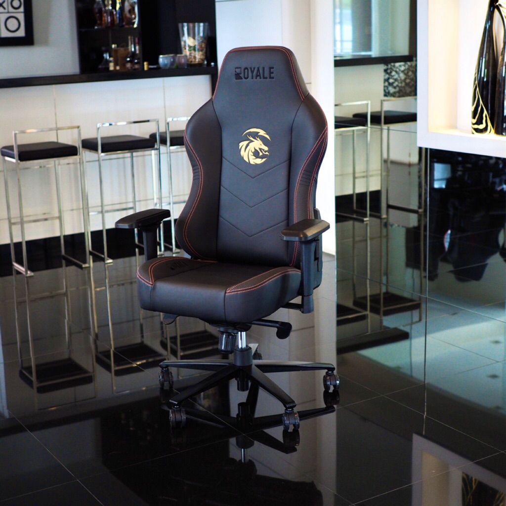 Royale Custom Colour And Logo Gaming Chair In Nappa Leather Pu