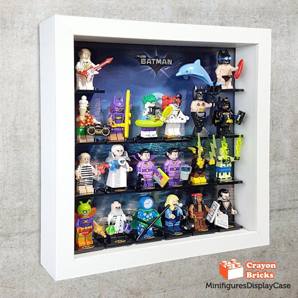 Lego Minifigures Display Case Picture Frame Lego Batman Movie Series 1 and 2 