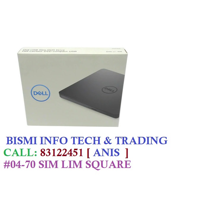 Dell USB Slim DVD +/ RW Drive DW316 Shopee Singapore