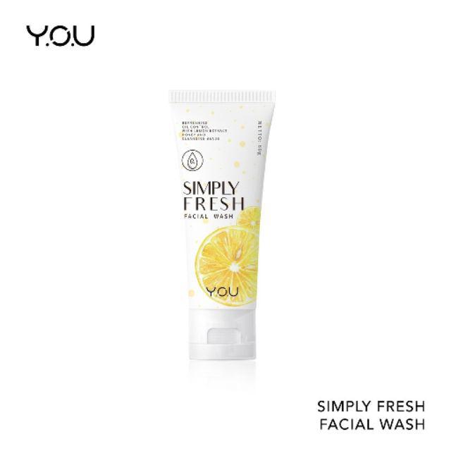 simply fresh facial wash