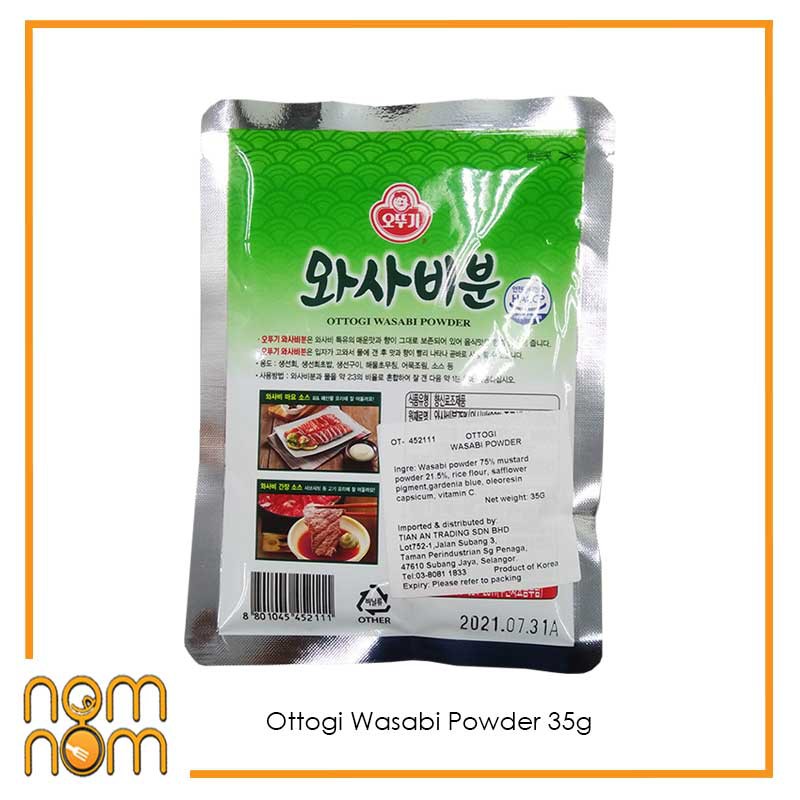 Ottogi Wasabi Powder 35g Nom Nom Shopee Singapore
