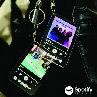 Image of Spotify Custom Acrylic Keychain 3mm 7.5x5cm - Song Key Chain