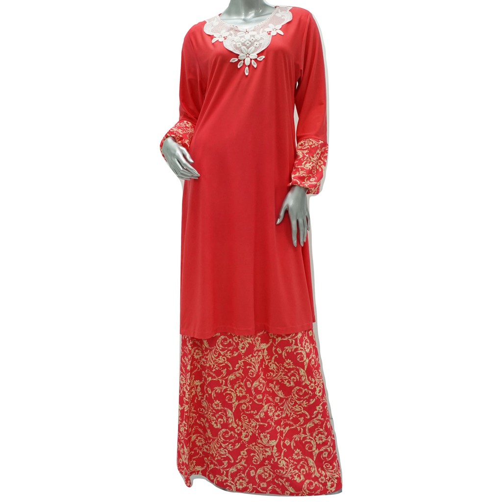 baju kurung lace plus size