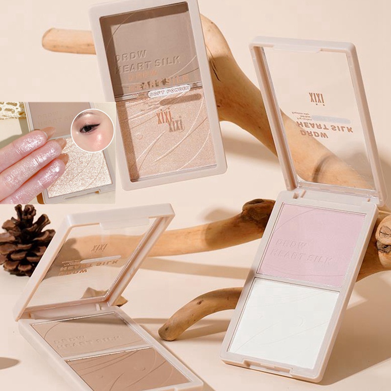 Makeup xixi TwoColor Contouring Powder Shadow Nose FaceLifting