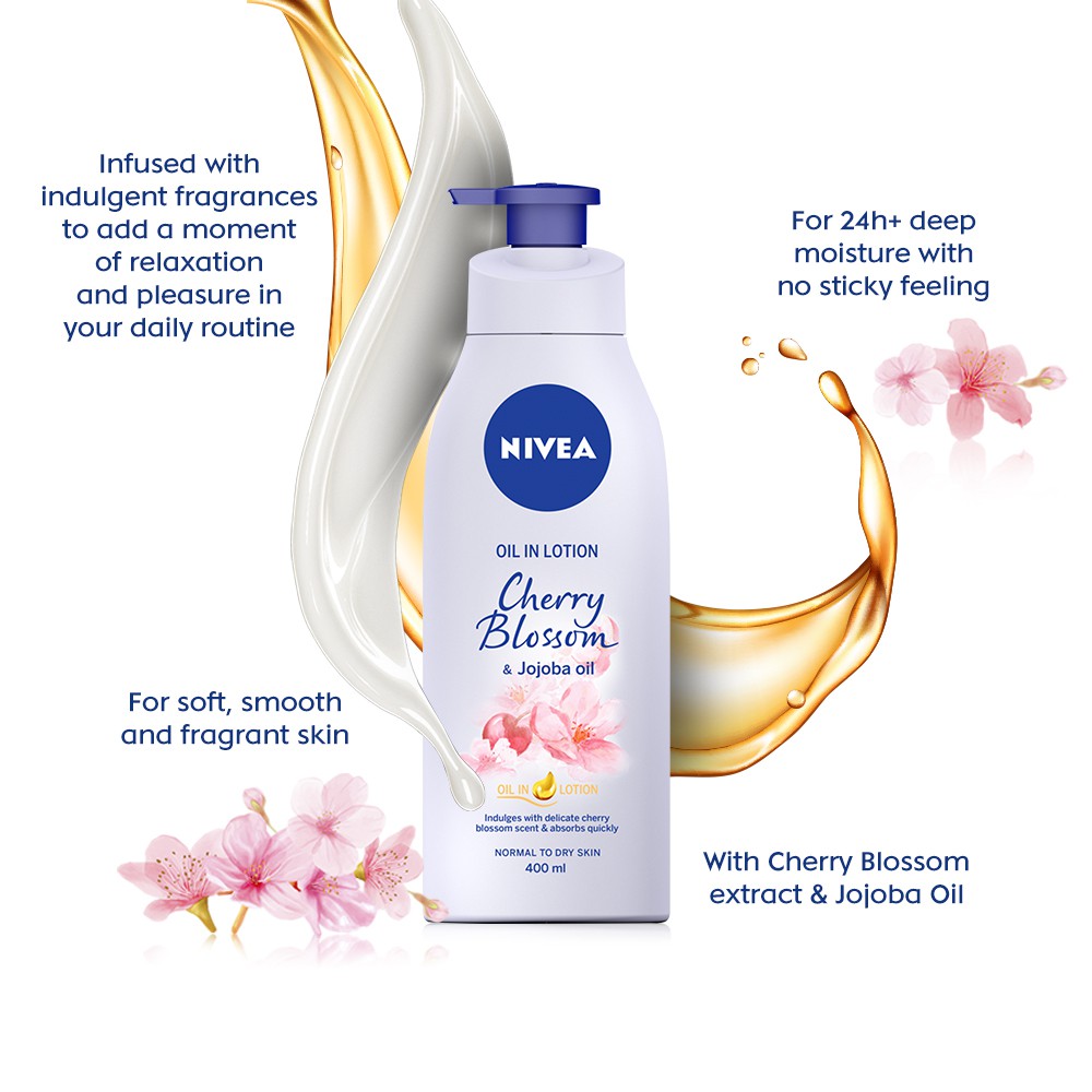 nivea soft cherry blossom