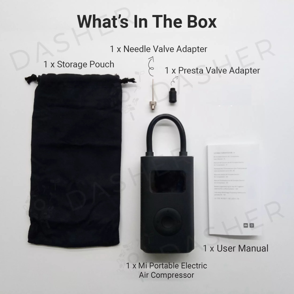 【HOT】XiaoMi MiJia Air Pump 1S Air Compressor