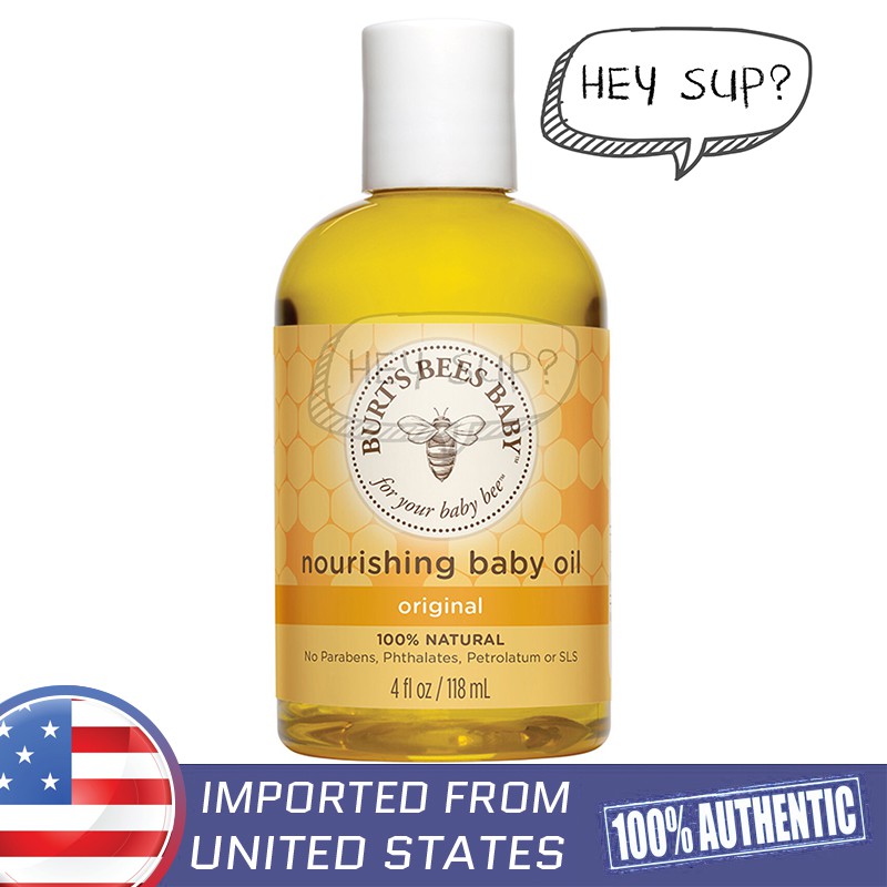 Burt's Bees Baby Nourishing Baby Oil 118ml Shopee Singapore