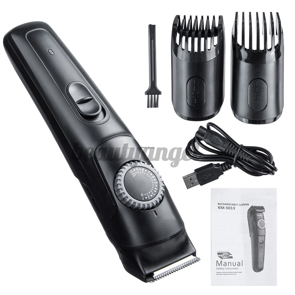 ☆ Trimmer Electric 1-20mm Beard with Combs Cordless Adjustable 2 Clipper  Men Hair | Shopee Singapore