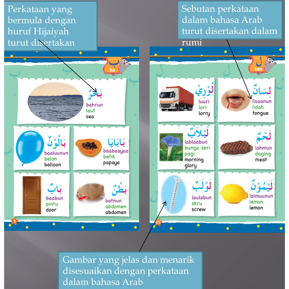 Arabic Early Picture Dictionary Shopee Singapore