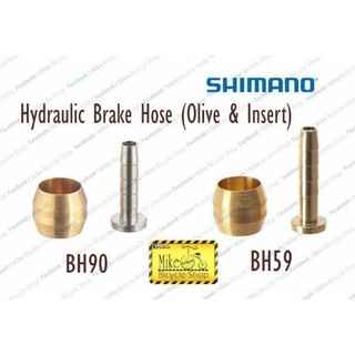 1x Shimano Sm-bh59 Hydraulic Disc Brake Brass Olive & Insert Y8H298040 for sale online 