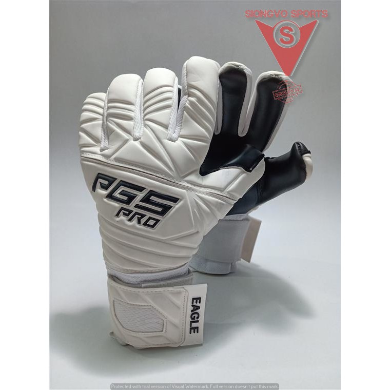 Goalkeeper Gloves Pgs Eagle Original White Black Shopee Singapore